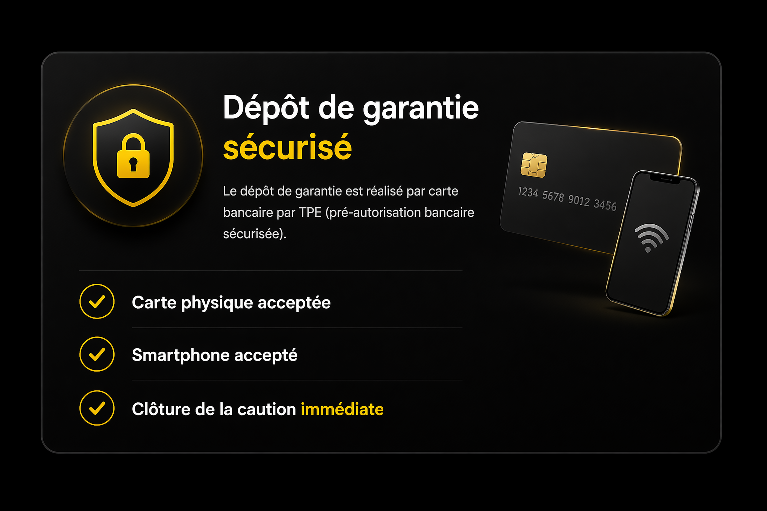 carte bancaire, smartphone acceptés, transaction sécurisée
